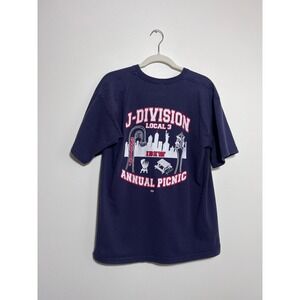 Mens Navy Graphic Tee‎ Bayside
